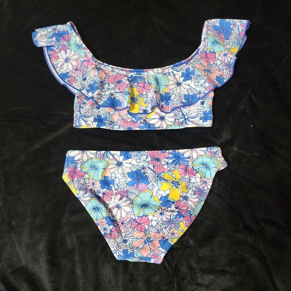 Floral Ruffle Bikini Set ☆0012 - Picture 2 of 3